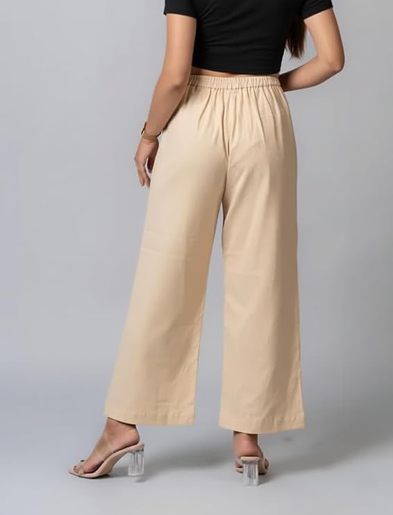 Moirai Pure Cotton Wide Leg Women's Trousers