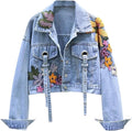 Women's Patchwork Denim Jacket