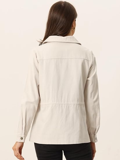 Allegra K Women's Utility Jacket